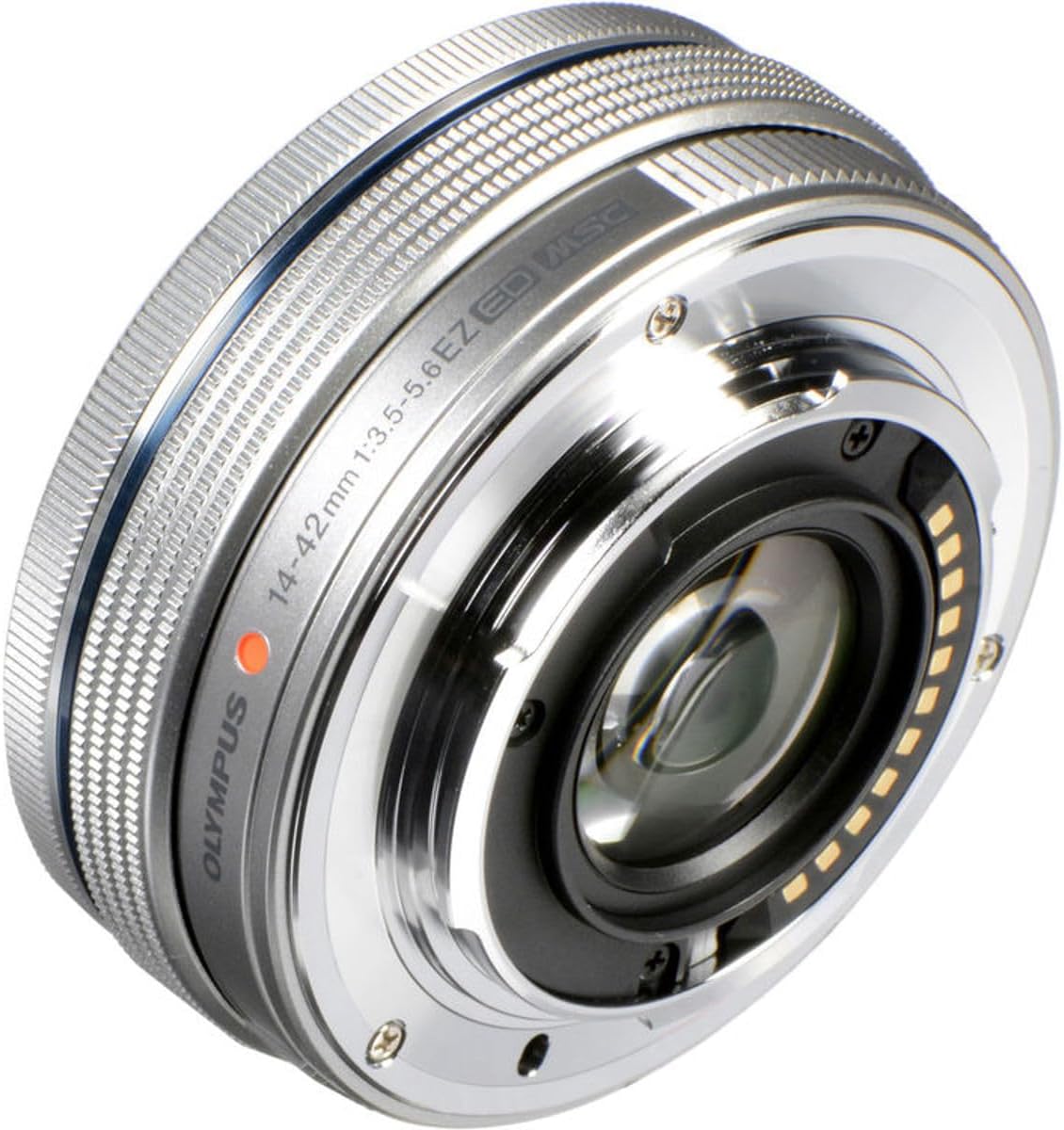 OM SYSTEM OLYMPUS M.Zuiko Digital 14-42mm F3.5-5.6 EZ Silver For Micro Four Thirds System Camera, Compact 3x zoom Lens - Image 4